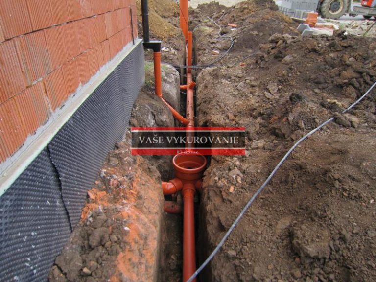 Vonkajšie rozvody kanalizácie 2